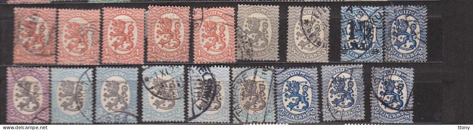 84  Timbres Oblitérés    Finlande Finland   Suomi  Certains Administration  Russe - Used Stamps