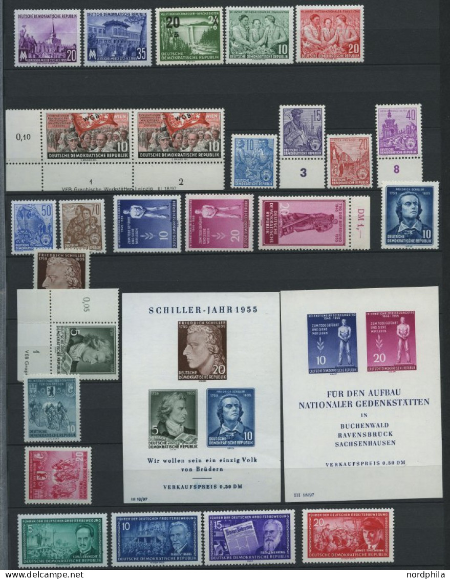 JAHRGÄNGE 447-509 , 1955, Kompletter Jahrgang Mit 3 Blocks, Pracht - Estampes & Gravures