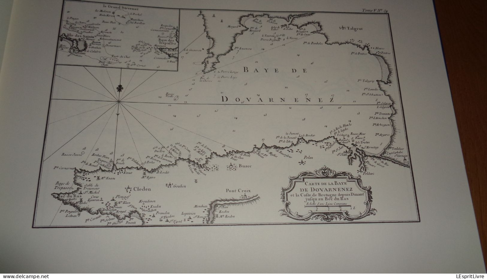 ATLAS MARITIME DES CÔTES DE FRANCE 1764 Bellin Régionalisme Port Marine Ville Navigation Fort Cartographie Carte