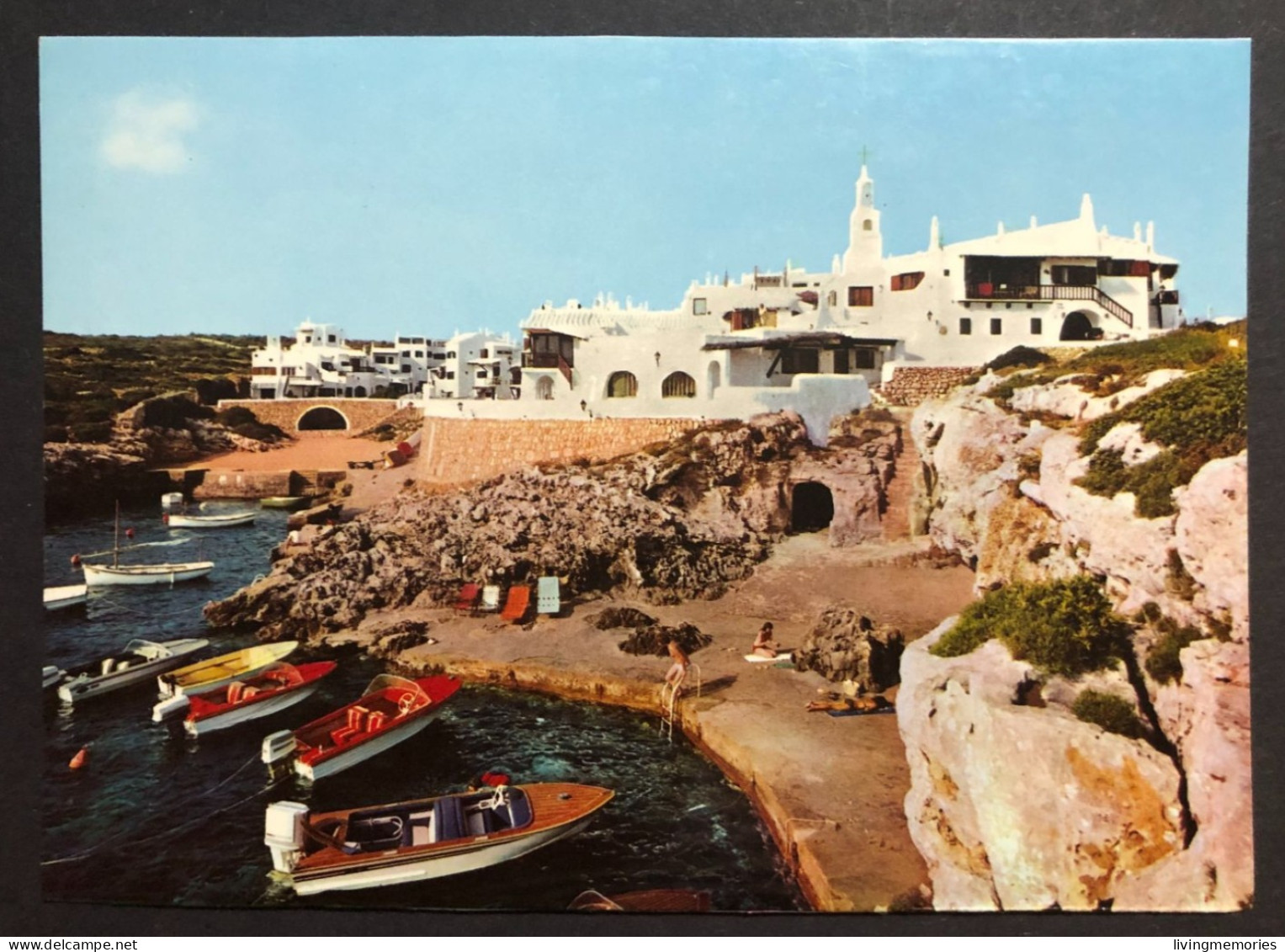 SUB 115 QQ,  Uncirculated Postcard, SPAIN,« BINIBECA (Menorca), Fishing Village - Menorca