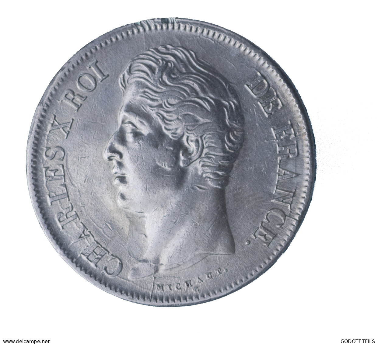5 Francs Charles X 1827 Perpignan - 5 Francs