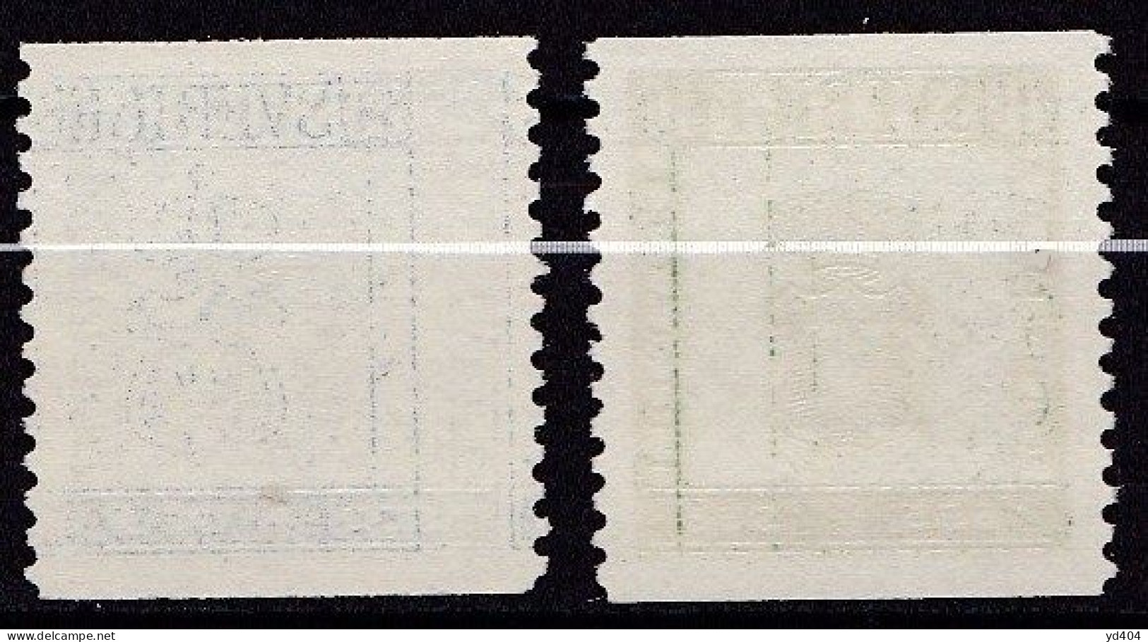 SE432A – SUEDE – SWEDEN – 1955 – FIRST STAMP CENTENARY - Y&T # 395/96 MNH - Ongebruikt