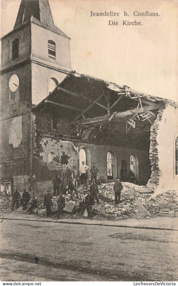 FRANCE - Jeandelize  - B Conflans - Église En Ruine - Carte Postale Ancienne - Other & Unclassified