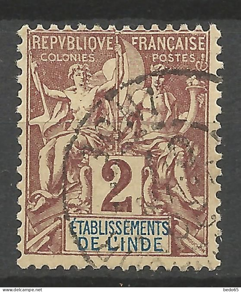 INDE N° 2 OBL / Used - Used Stamps