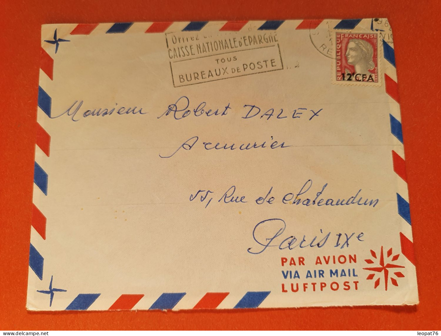 Réunion - Enveloppe De St Denis Pour Paris En 1962 - Réf 2233 - Storia Postale