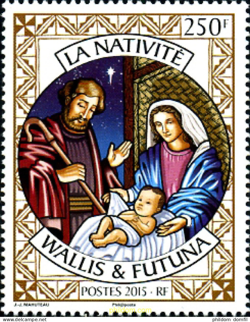 355044 MNH WALLIS Y FUTUNA 2015 NAVIDAD - Unused Stamps