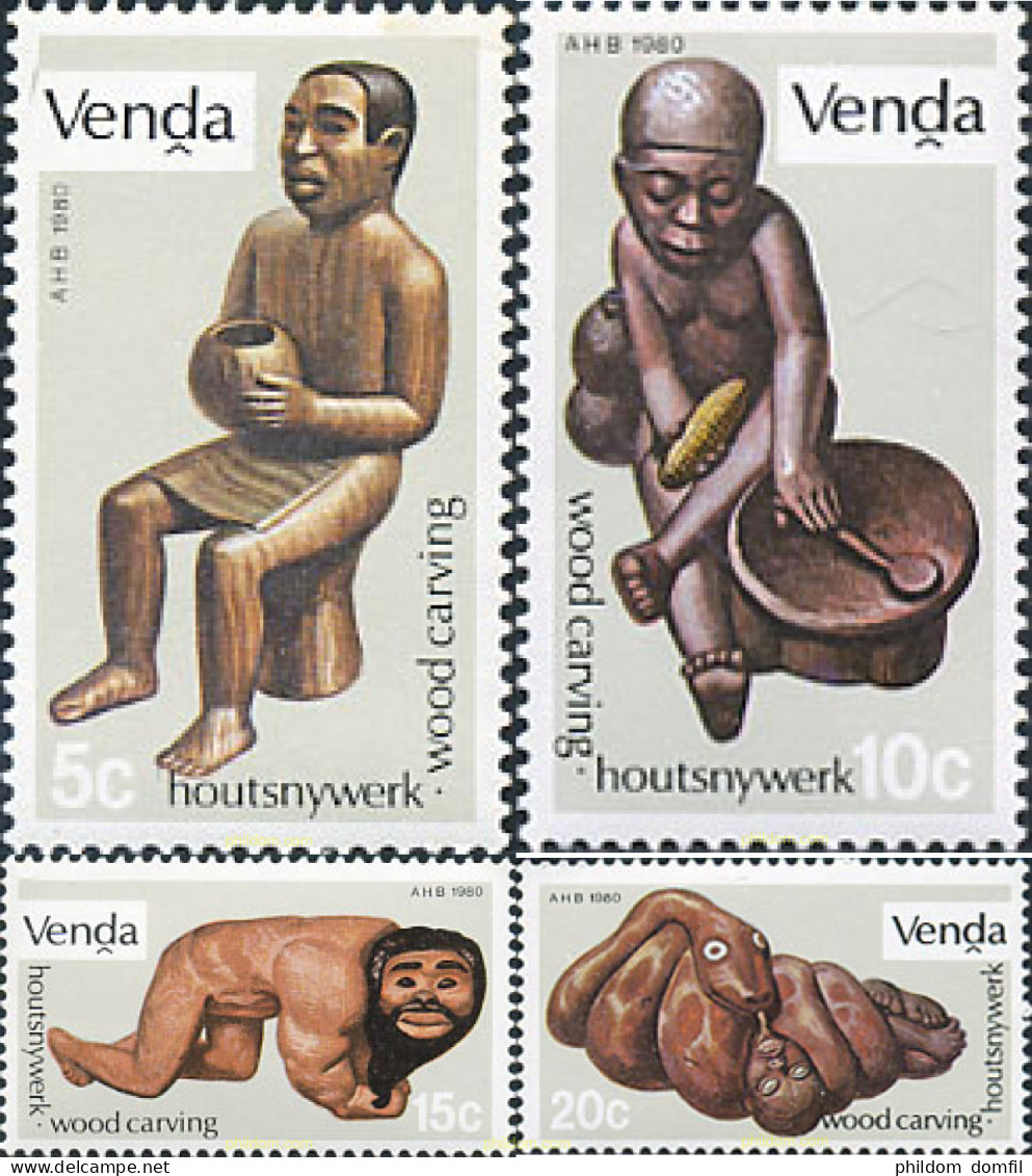 221288 MNH VENDA 1980 ESCULTURAS - Venda