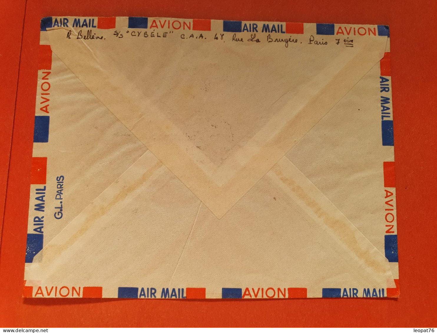 Egypte - Oblitération Paquebot Sur Enveloppe Pour La France En 1961 - Réf 2314 - Storia Postale