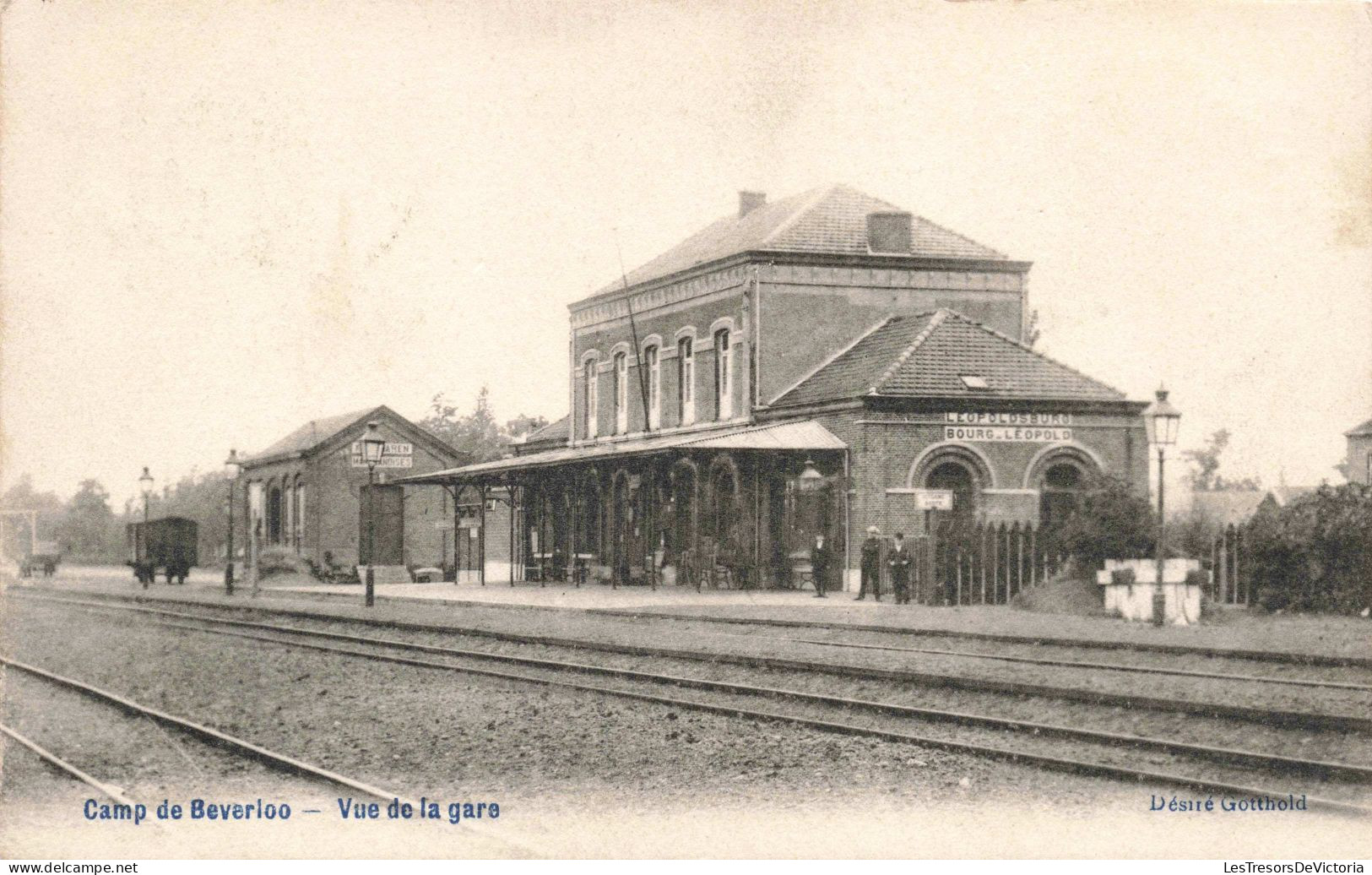 BELGIQUE - Limbourg - Camp De Beverloo - Vue De La Gare - Carte Postale Ancienne - Hasselt