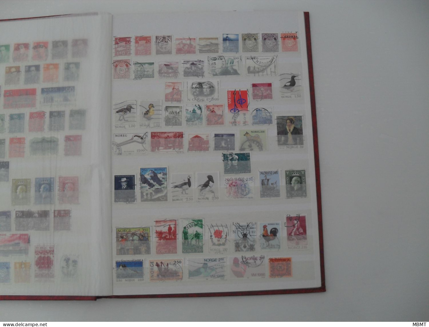 Album N°20 - Année 1877 à L'année 2004 - Collections Timbres Oblitéré Norvège & Timbre Officiel - - Collezioni