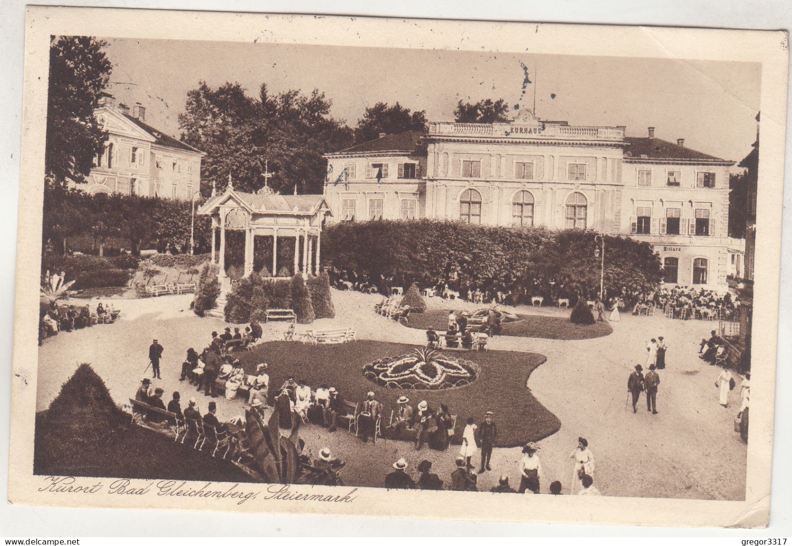 D4164) Kurort BAD GLEICHENBERG - Steiermark - Belebte Platzansicht 1929 - Bad Gleichenberg