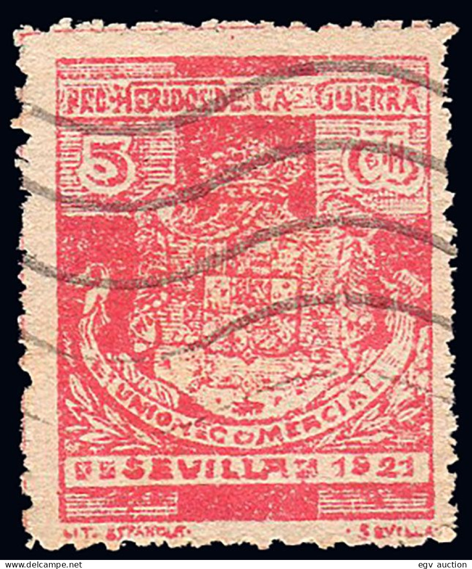 Sevilla - S/Cat O - 1921 - "Pro Heridos De La Guerra - Sevilla" - Neufs