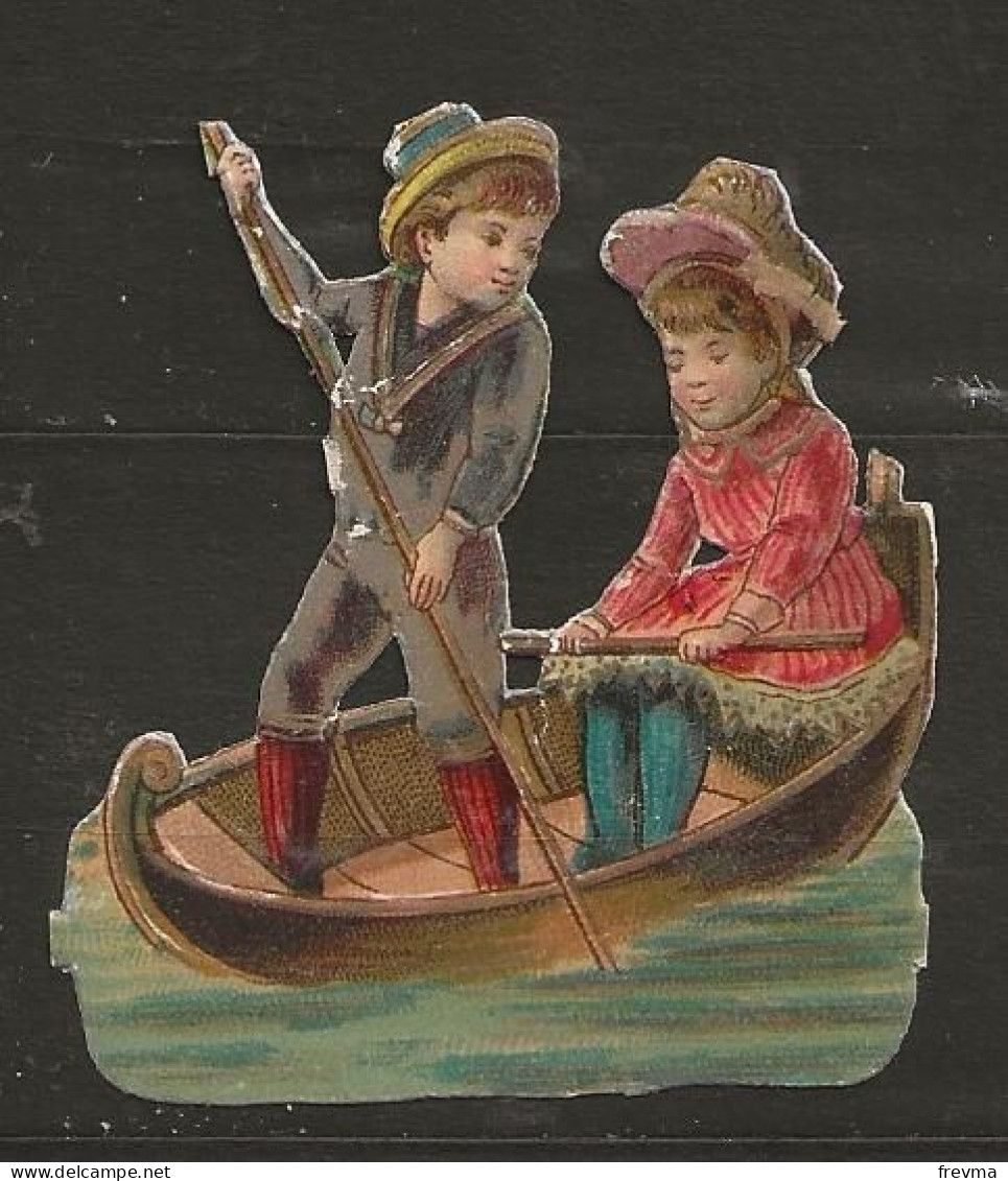 Découpis Gaufré Enfants Année 1900 - Kinderen