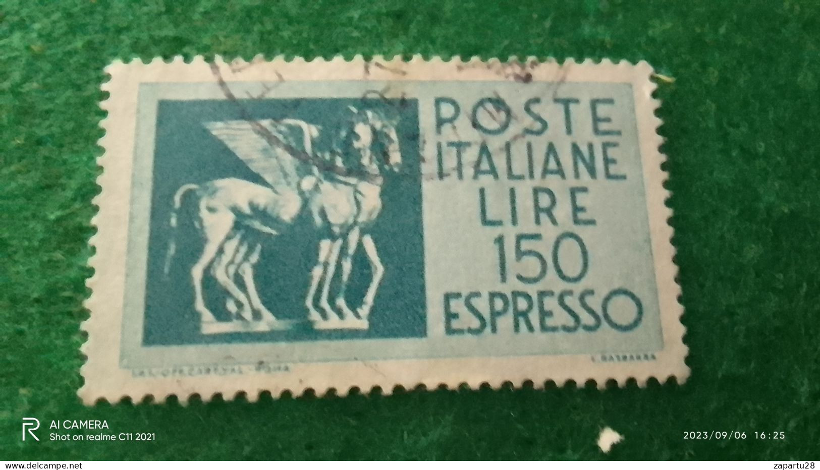 ıTALYA-1944-1946    150 LİRE      USED - Poste Aérienne