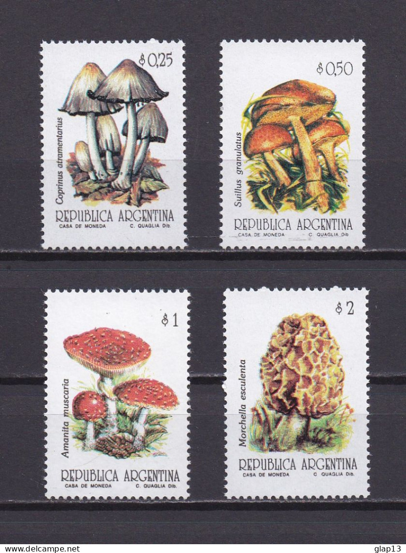 ARGENTINE 1993 TIMBRE N°1823/26 NEUF** CHAMPIGNONS - Nuovi