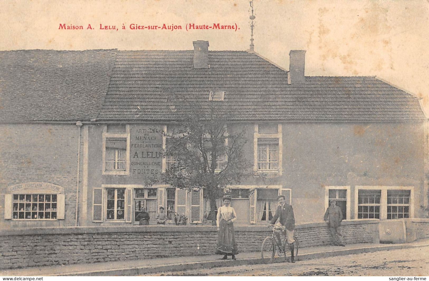 CPA 52 GIEZ SUR AUJON / MAISON A/LELU - Andere & Zonder Classificatie