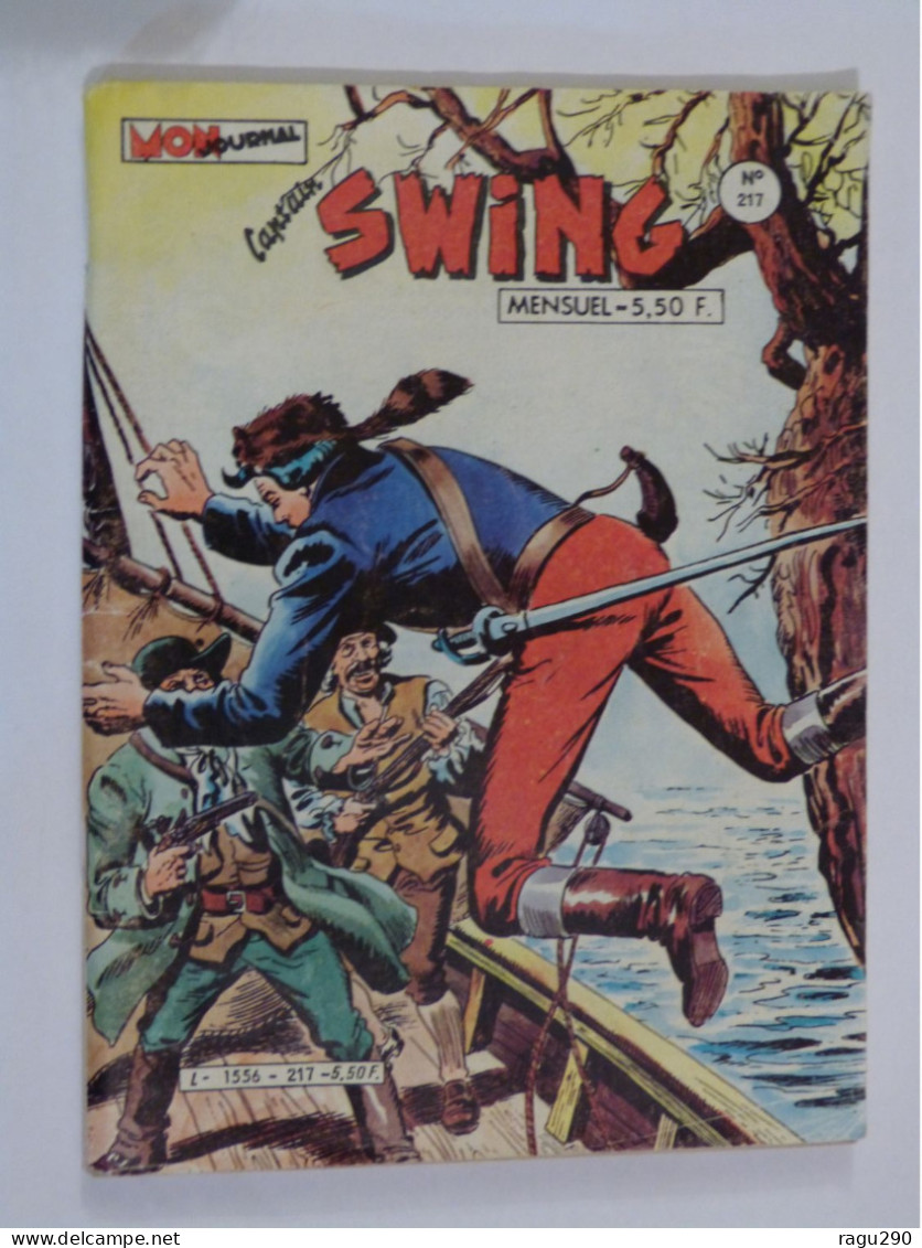 CAPTAIN SWING N° 217    éditions  MON JOURNAL - Captain Swing