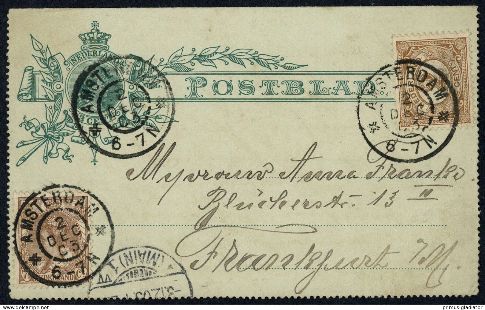 1903, Niederlande, K 3 A, 51, 55, Brief - Autres & Non Classés