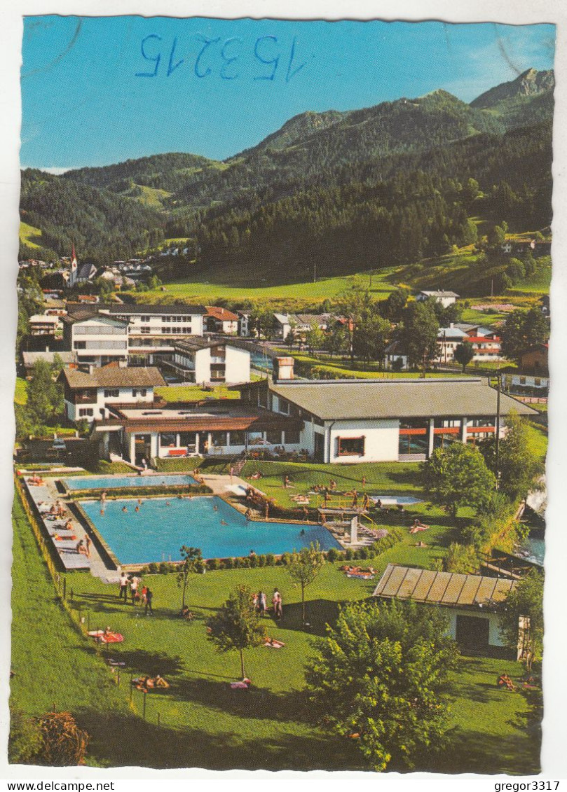 D4222) FIEBERBRUNN - Freizeitzentrum Mit Schwimmbad Gegen Spielberg 6391 Fieberbrunn Tirol - Fieberbrunn