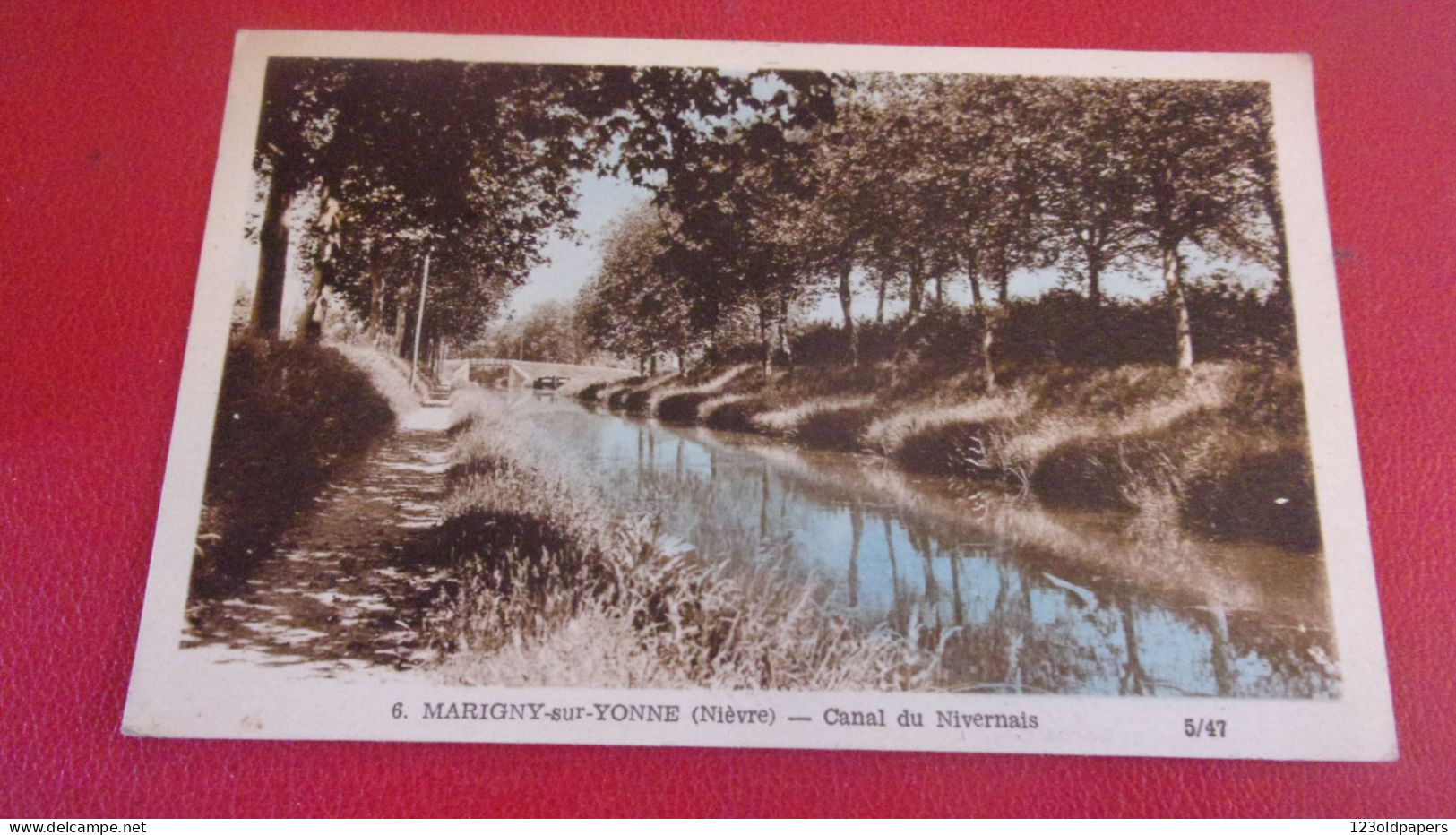 58 MARIGNY SUR YONNE  CANAL DU NIVERNAIS 1955 - Sonstige & Ohne Zuordnung