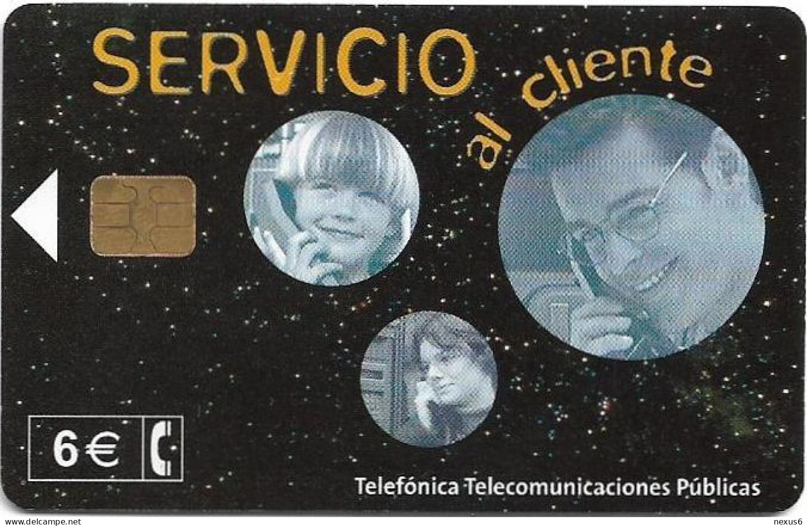 Spain - Telefonica - Servicio Al Cliente - P-496 - 6€, 05.2002, 21.000ex, Used - Privatausgaben