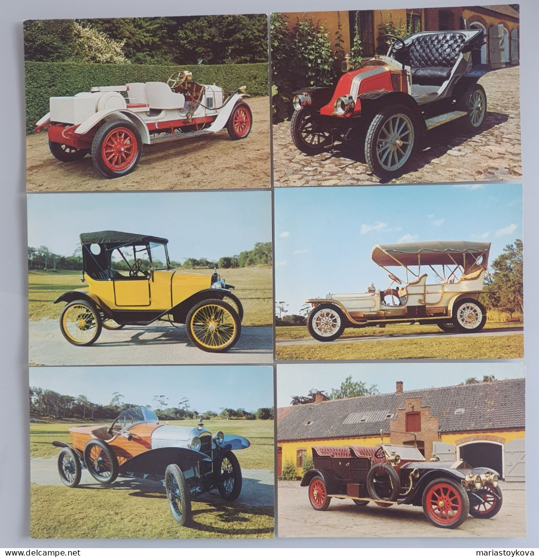 6 Postkarten Oldtimer. - Sammlungen & Sammellose