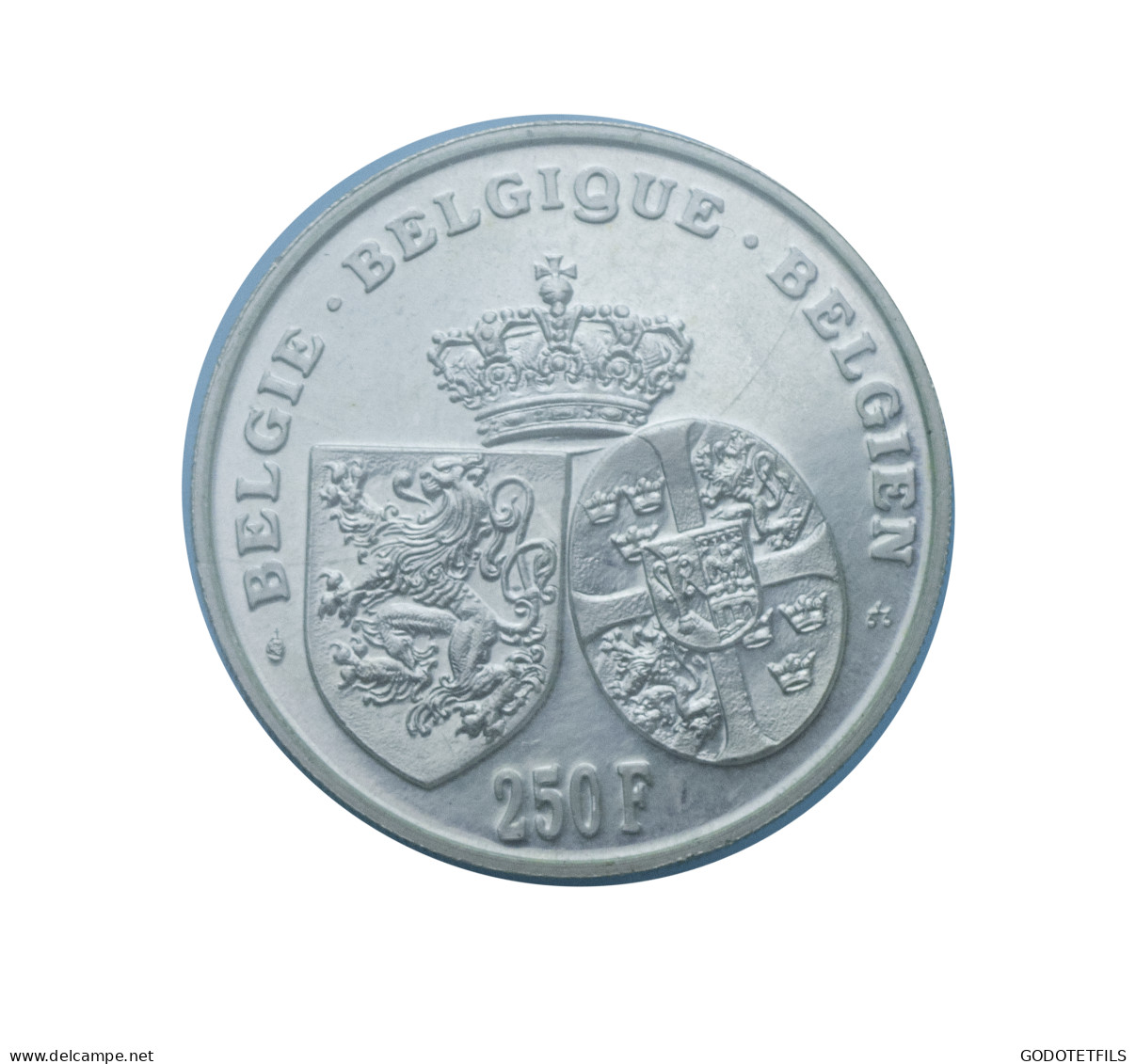 Belgique-250 Francs 1995-60 ème Anniversaire De La Mort De La Reine Astrid - 250 Frank