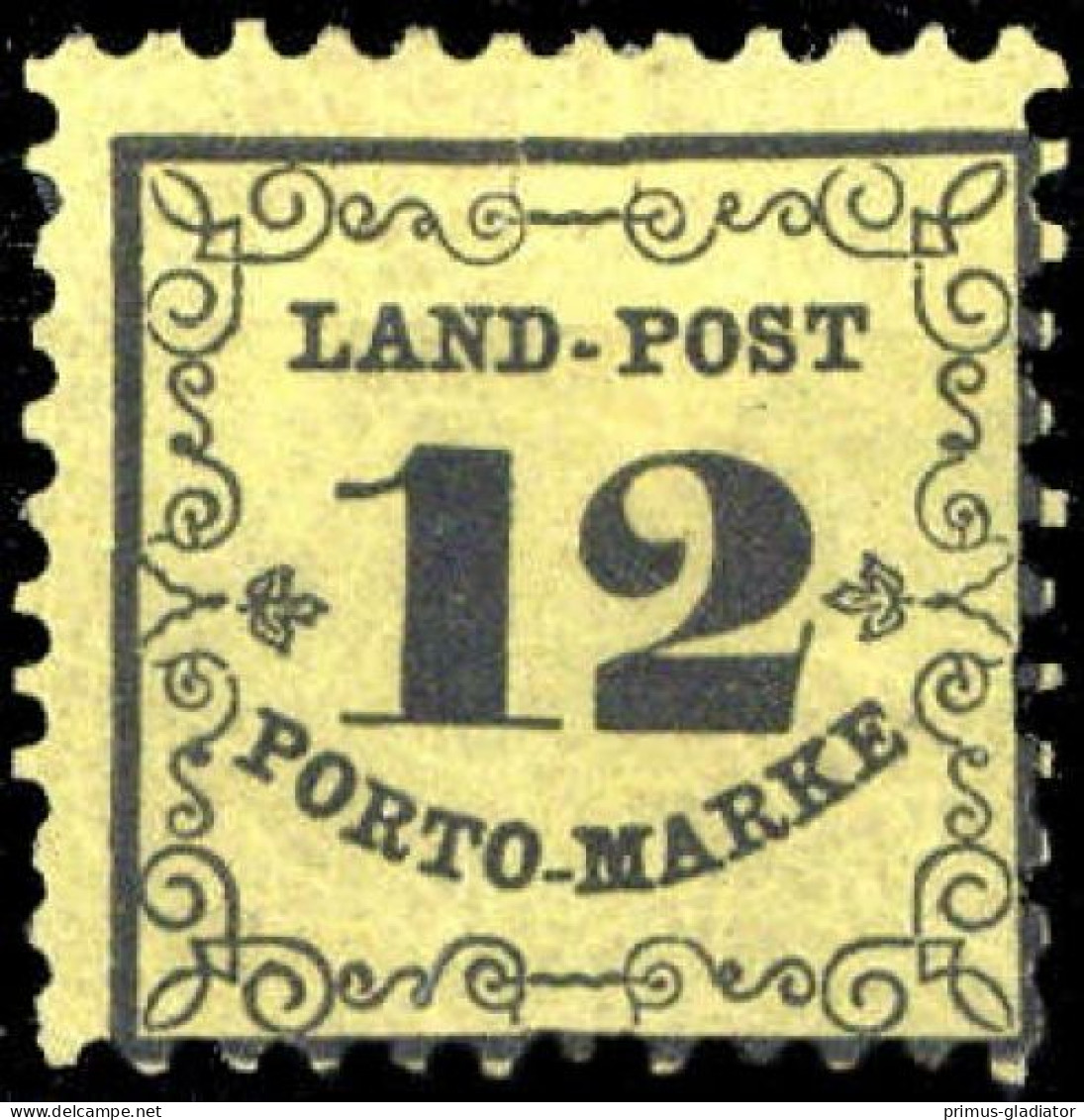 1862, Altdeutschland Baden Landpost, LP 3, * - Mint