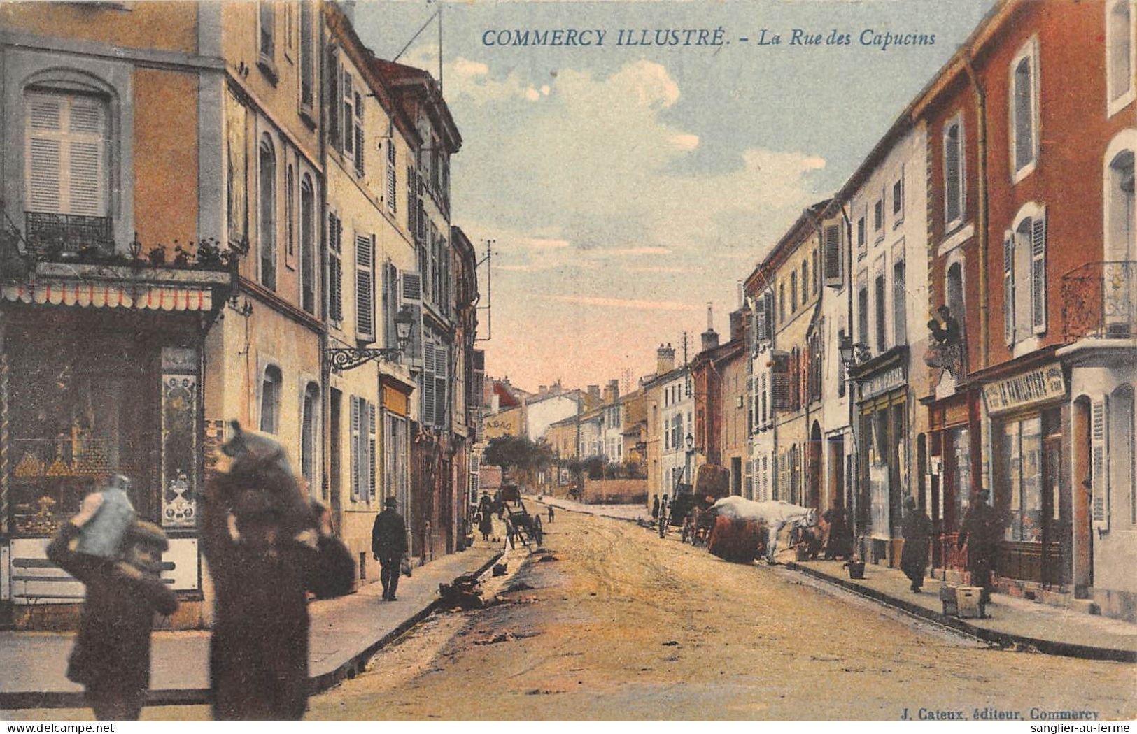 CPA 55 COMMERCY / RUE DES CAPUCINS - Commercy