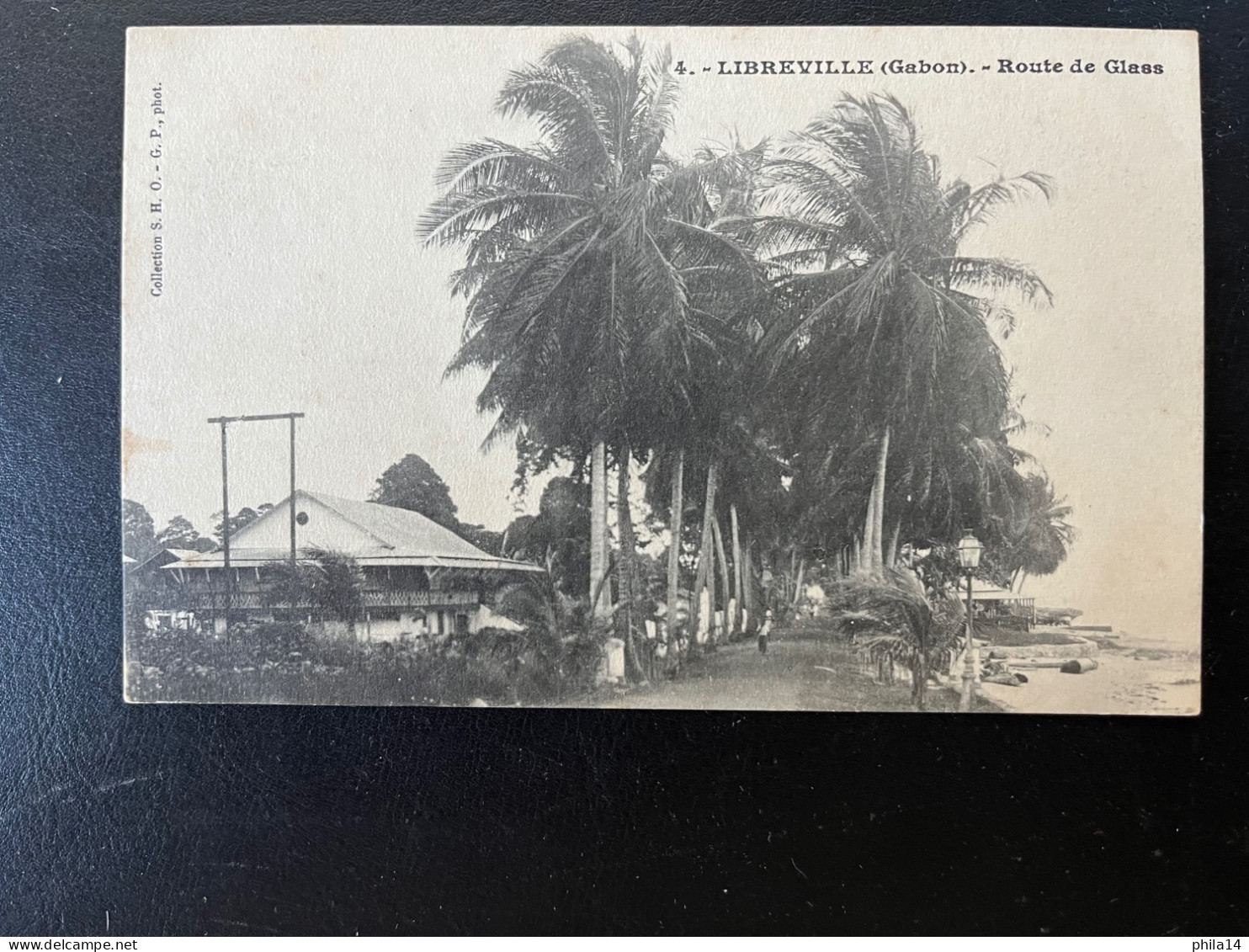 SP CPA GABON / LIBREVILLE ROUTE DE GLASS / SANS CORRESPONDANCE - Covers & Documents