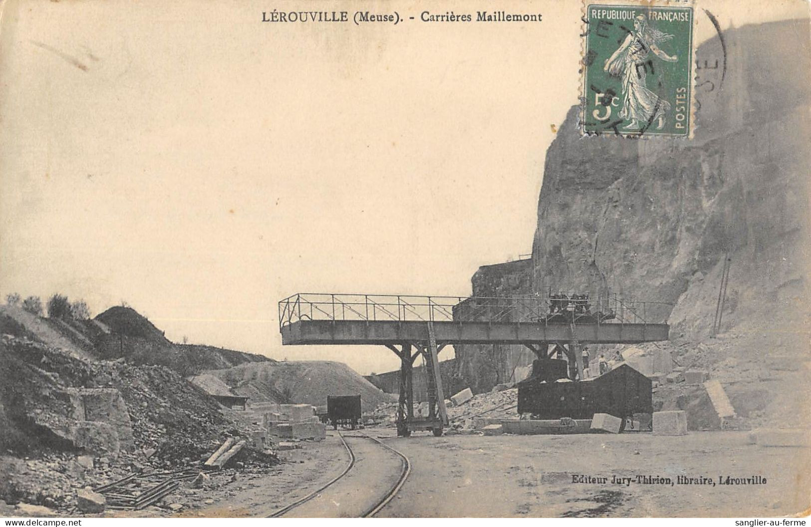 CPA 55 LEROUVILLE / CARRIERES MAILLEMONT - Other & Unclassified