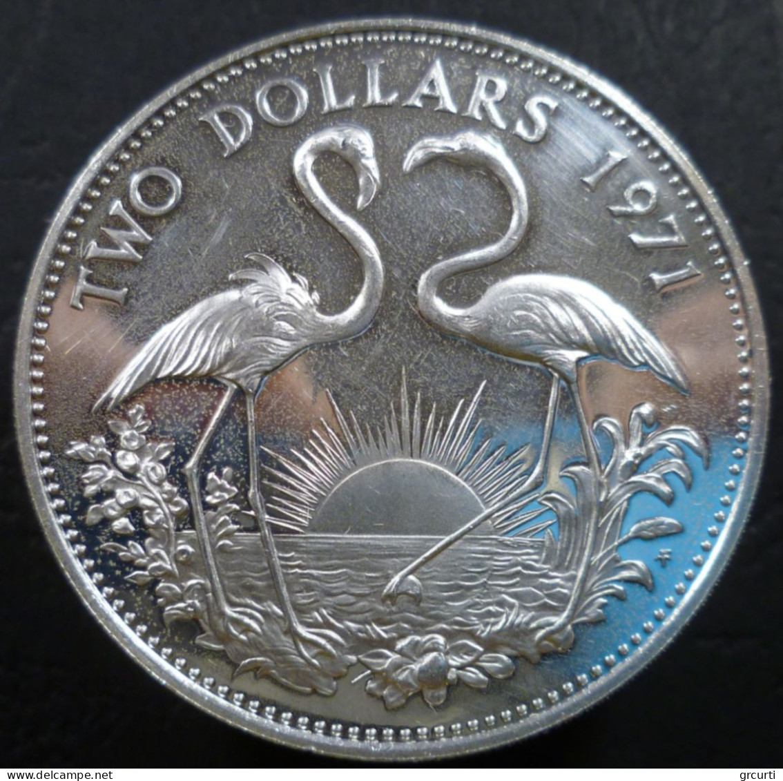 Bahamas - 2 Dollars 1971 - Fenicotteri - KM# 23 - Bahama's