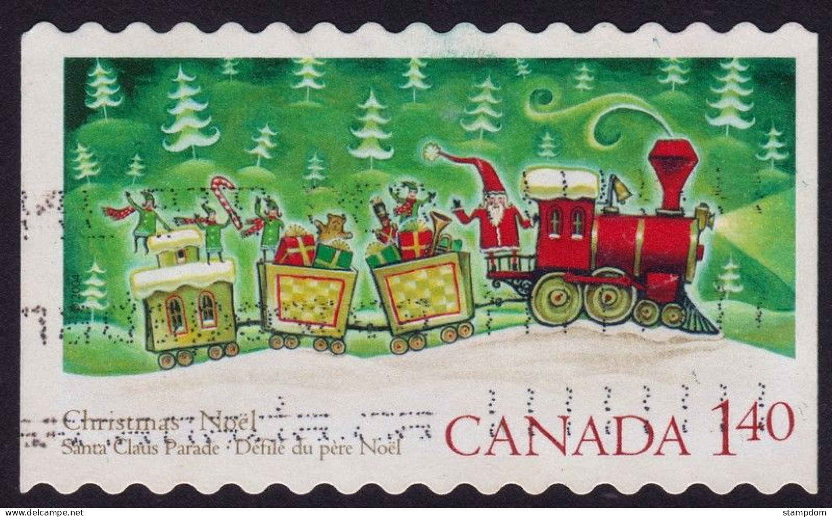 CANADA  Christmas $1.40 USED @L010 - Used Stamps