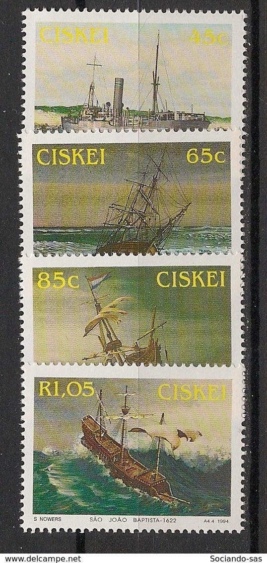 CISKEI - 1994 - N°Yv. 246 à 249 - Bateaux / Ships / Shipwrecks - Neuf Luxe ** / MNH / Postfrisch - Ciskei