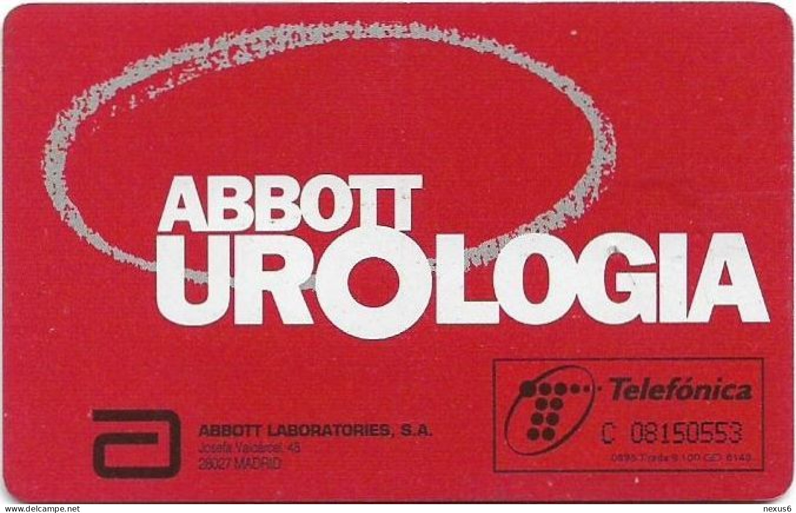 Spain - Telefonica - Abbott Urologia - P-144 - 08.1995, 9.100ex, Mint - Privatausgaben