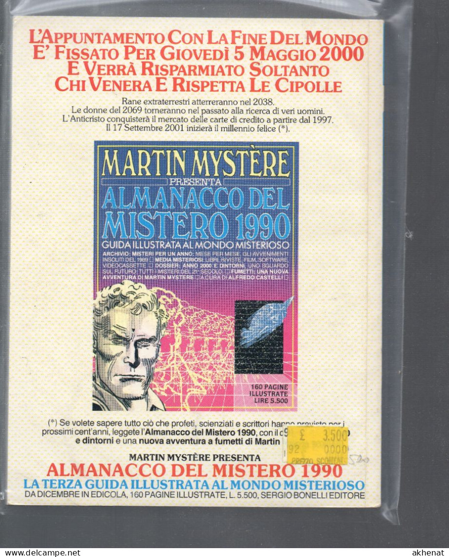 BIG - TUTTO MARTIN MYSTERE Ed. Bonelli N° 9 Usato . - Bonelli
