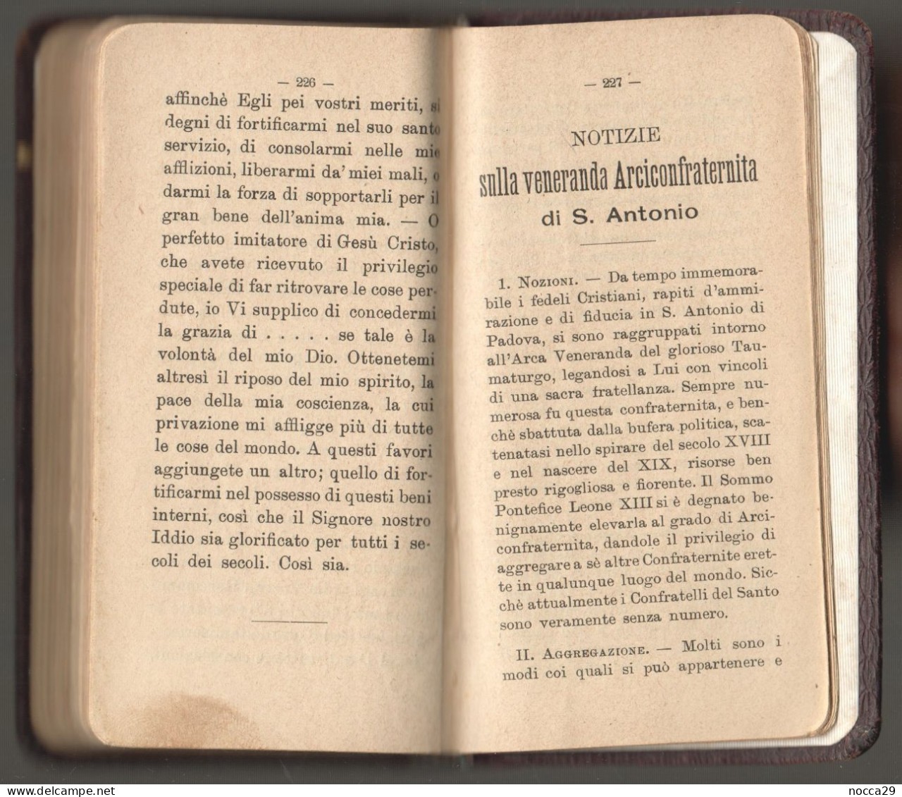 LIBRETTO - VENI MECUM - VITA E PREGHIERE DI S.ANTONIO DI PADOVA - 1910 - AUTORE: PADRE PIANZOLA (STAMP313) - Sonstige & Ohne Zuordnung