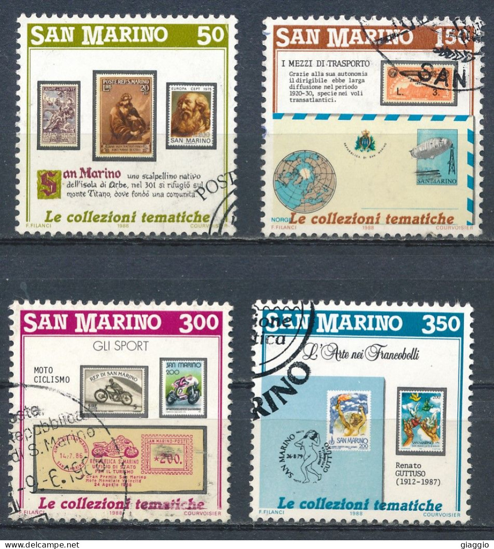 °°° SAN MARINO - Y&T N°1174/77 - 1988 °°° - Gebraucht