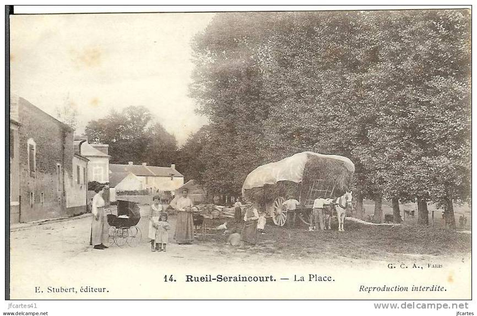 95 - RUEIL-SERAINCOURT - La Place - Seraincourt