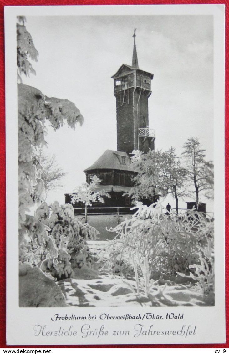 AK Frobelturm Bei Oberweissbach Thur Wald DTVL Deutschland DDR Gelaufen Used Postcard B6 - Oberweissbach