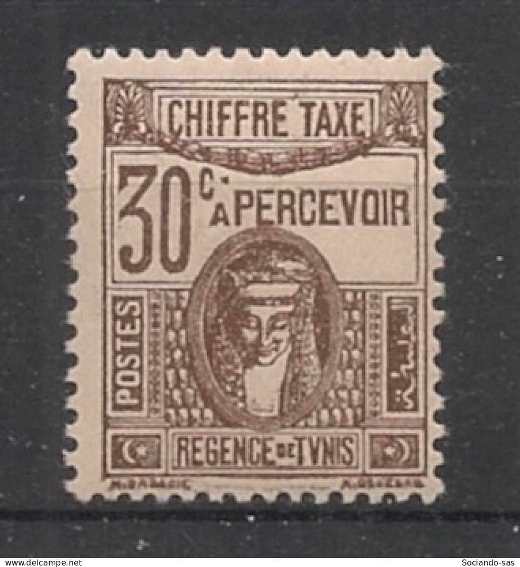 TUNISIE - 1923-29 - Taxe TT N°YT. 42 - Déesse 1c - Neuf Luxe** / MNH / Postfrisch - Timbres-taxe