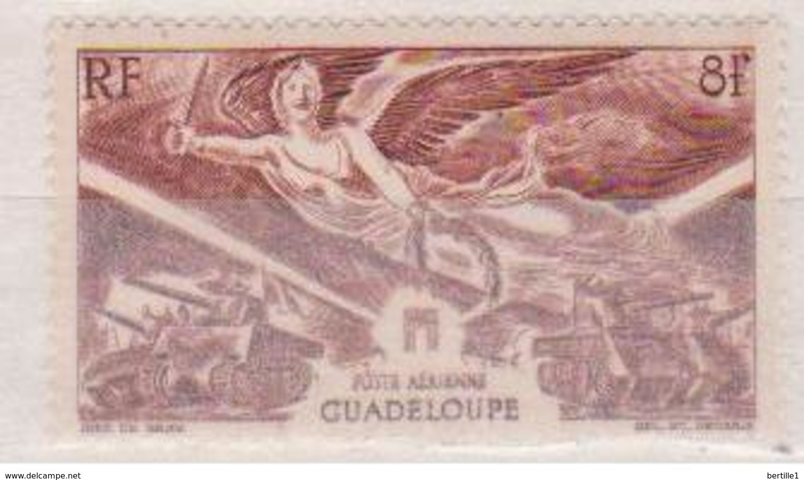 GUADELOUPE              N° YVERT  :     PA 6 NEUF SANS GOMME        ( S G     1 / 50 ) - Luftpost