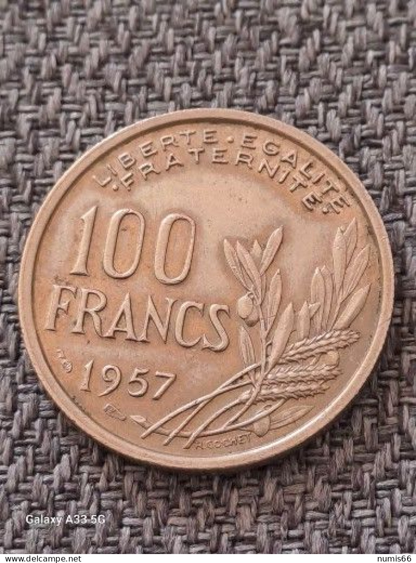 100 Fr Cochet 1957 - 100 Francs