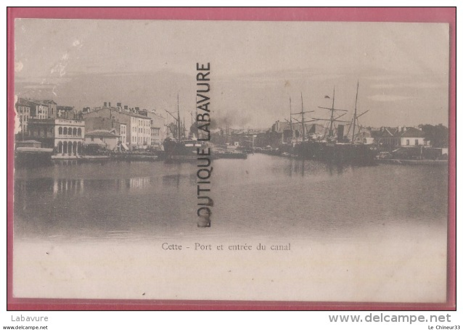 34 -CETTE--Port Et Entrée Du Canal--precurseur - Saint-Pons-de-Thomières