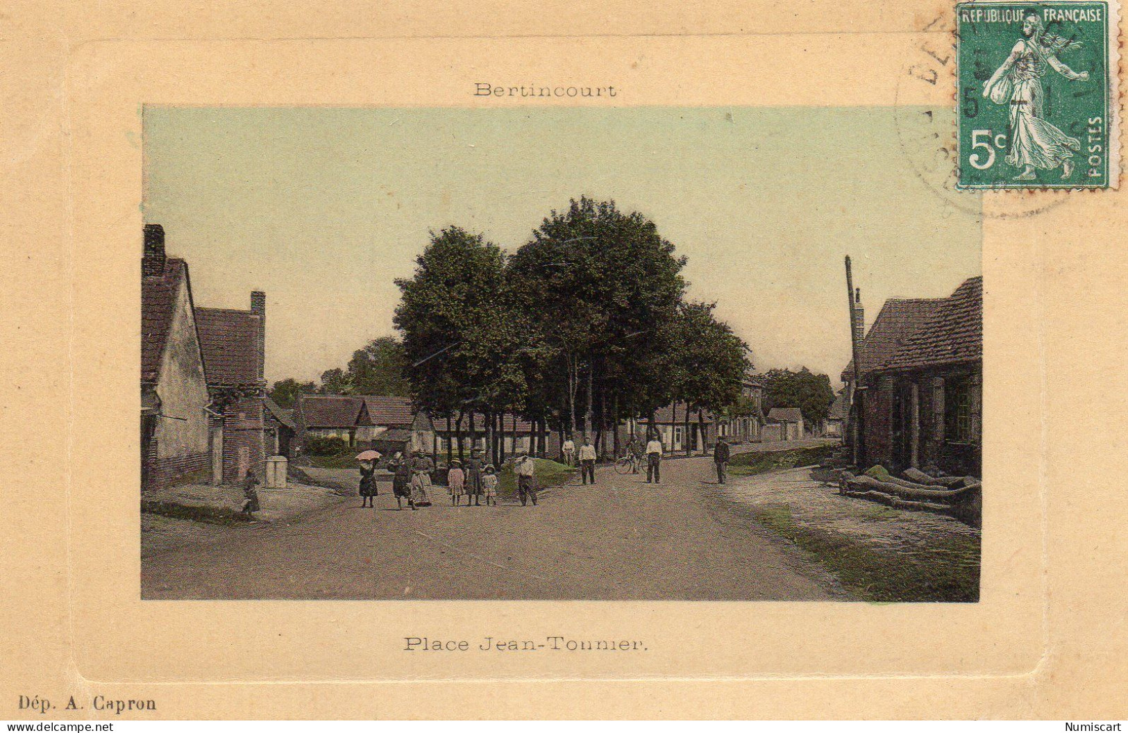 Bertincourt Animée Place Jean Tonnier - Bertincourt