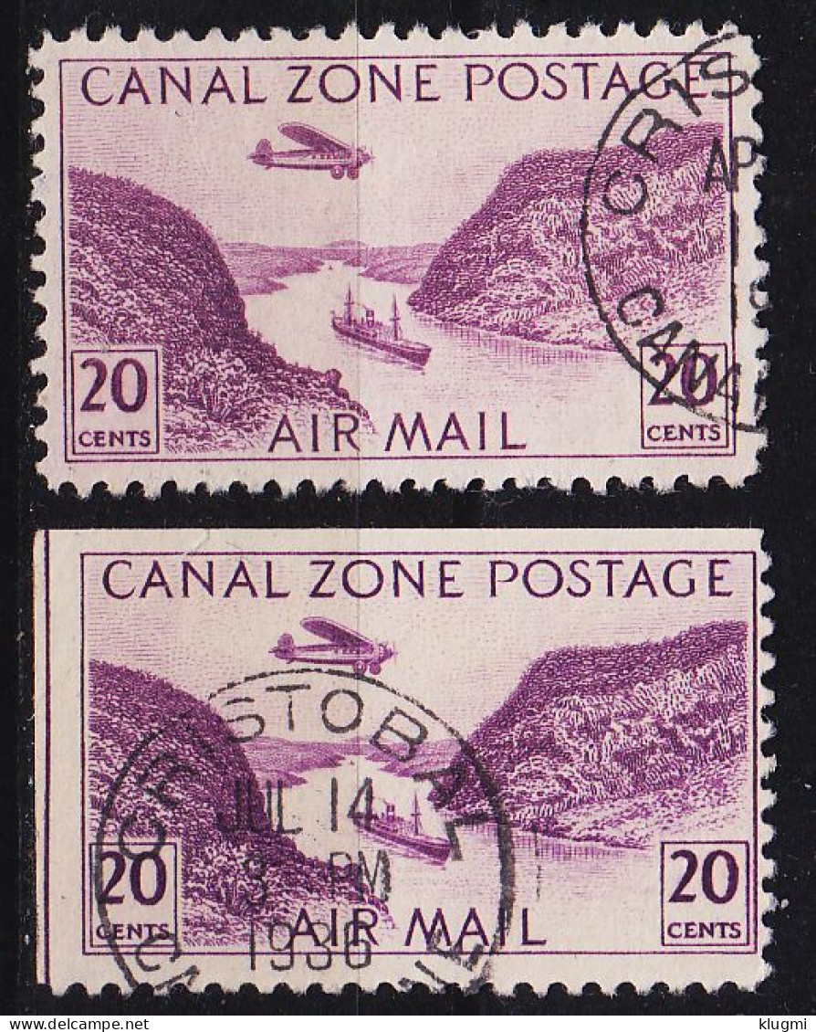 PANAMA Kanalzone Canal Zone [1931] MiNr 0089 ( O/used ) [01] Div. Zähnungen - Canal Zone