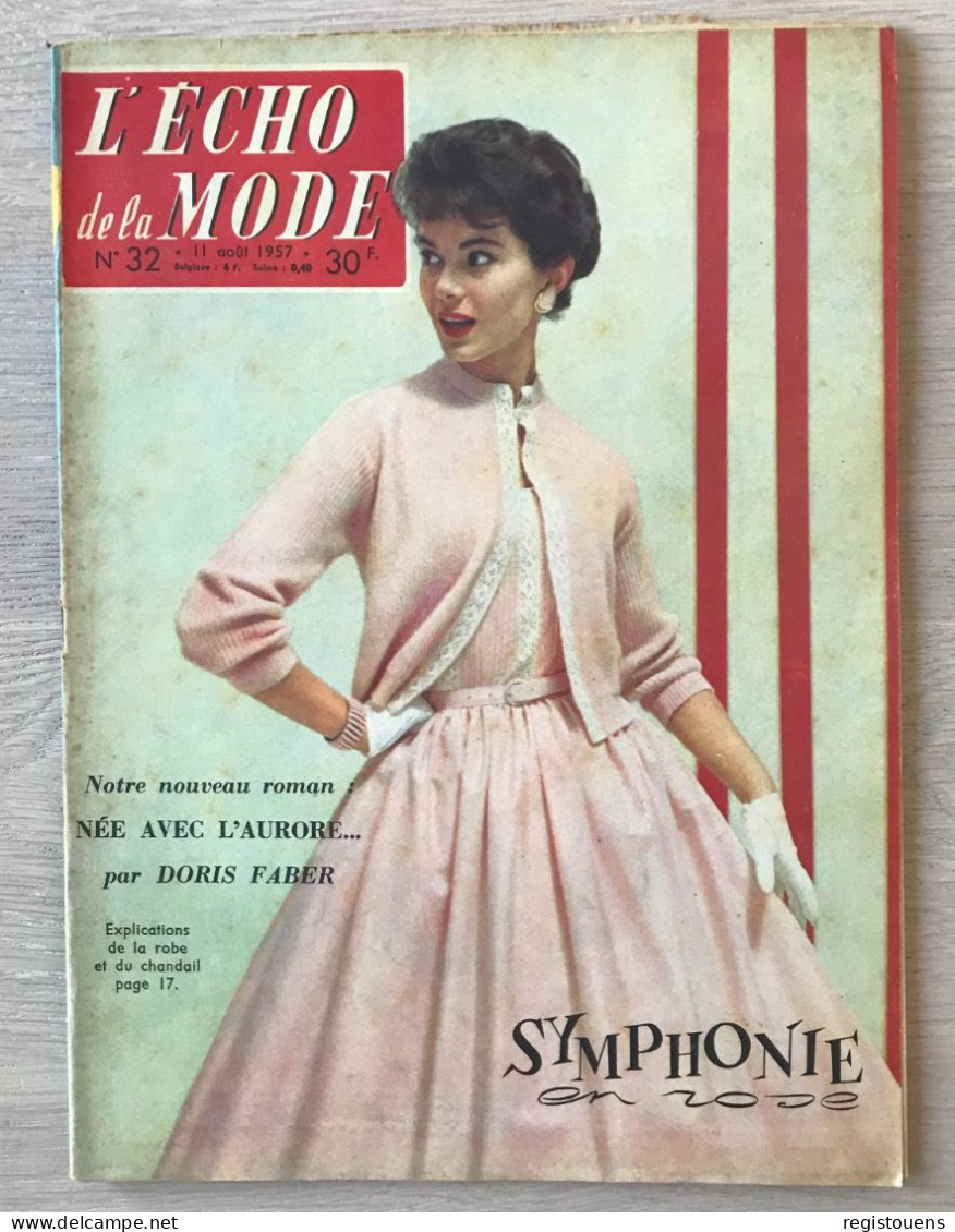 L' Écho De La Mode N° 32 - 1957 - Lifestyle & Mode