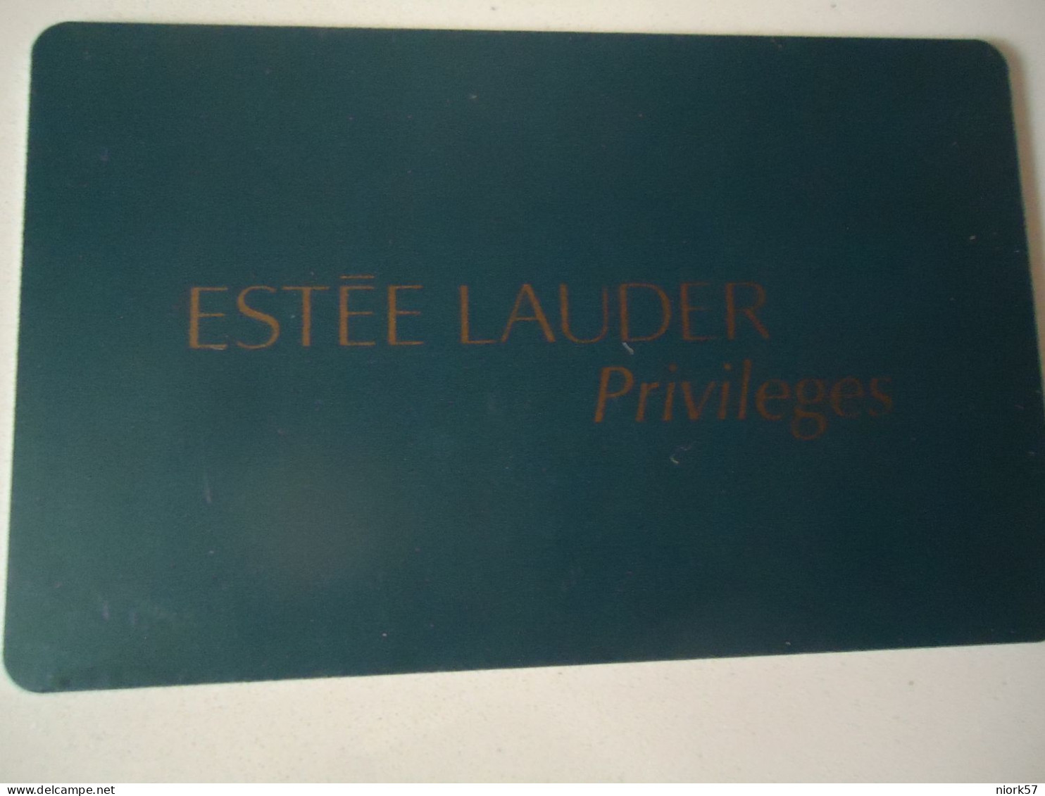 GREECE CARDS  ESTEE LAUDER PRIVILEGES     2  SCAN - Publicidad