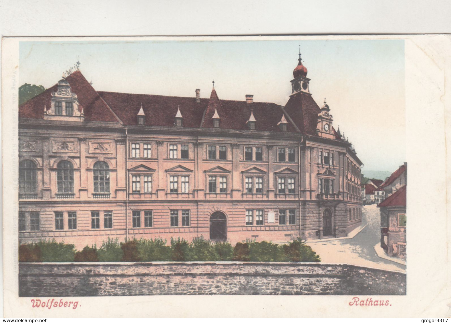 D4433) WOLFSBERG -  RATHAUS - Tolle Photochromiekarte ALT ! - Wolfsberg