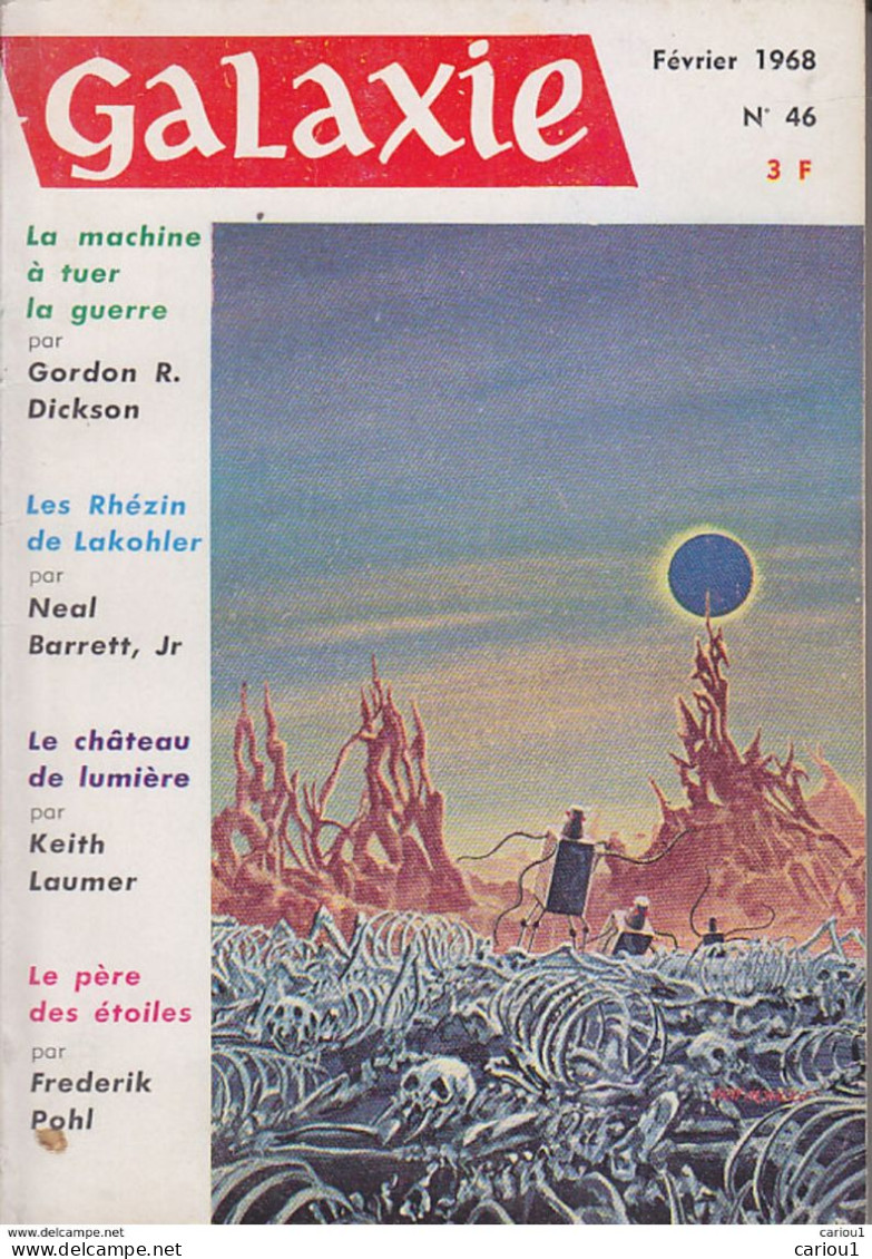 C1  GALAXIE # 46 1968 DICKSON Laumer RETIEF Frederik POHL Barrett BIXBY Port Inclus France - Opta